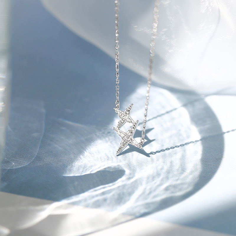 925 Sterling Silver Star Necklace