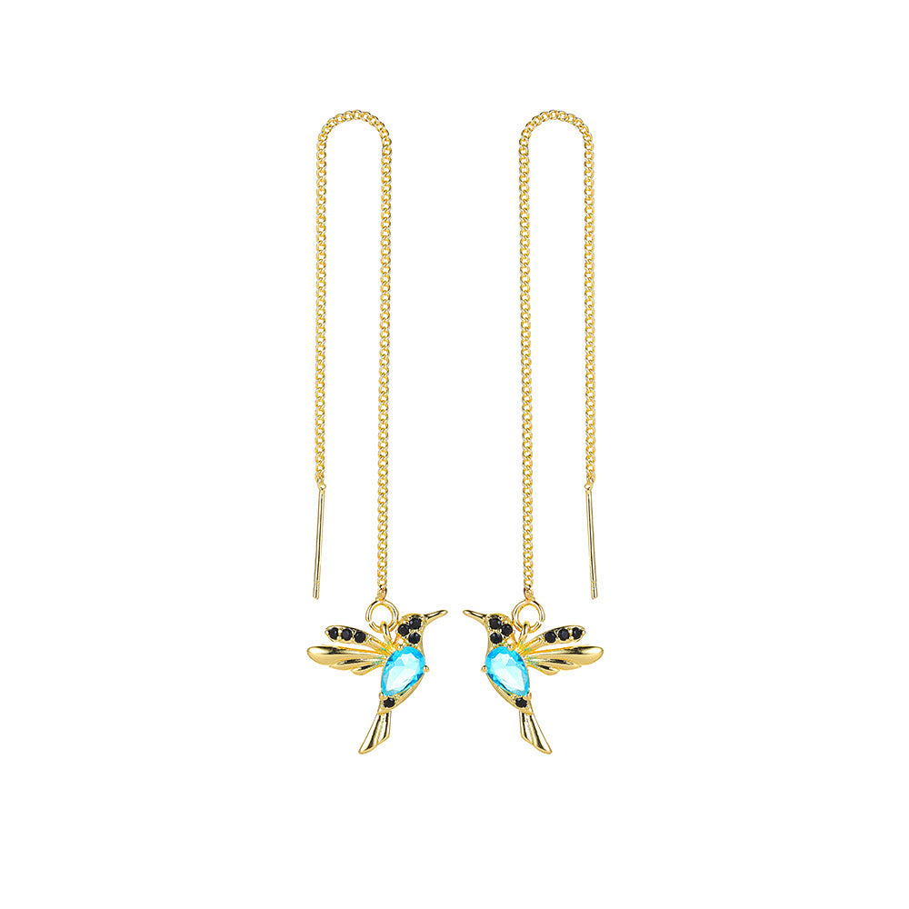 Beija-Flor Crystal Earrings