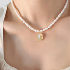 Water Pearl Chain Necklace