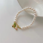 Tulip Flower Pearl Bracelet