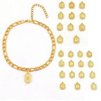 Initial Letter Pendant Bracelet