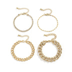 Rhinestone Chain Bracelet