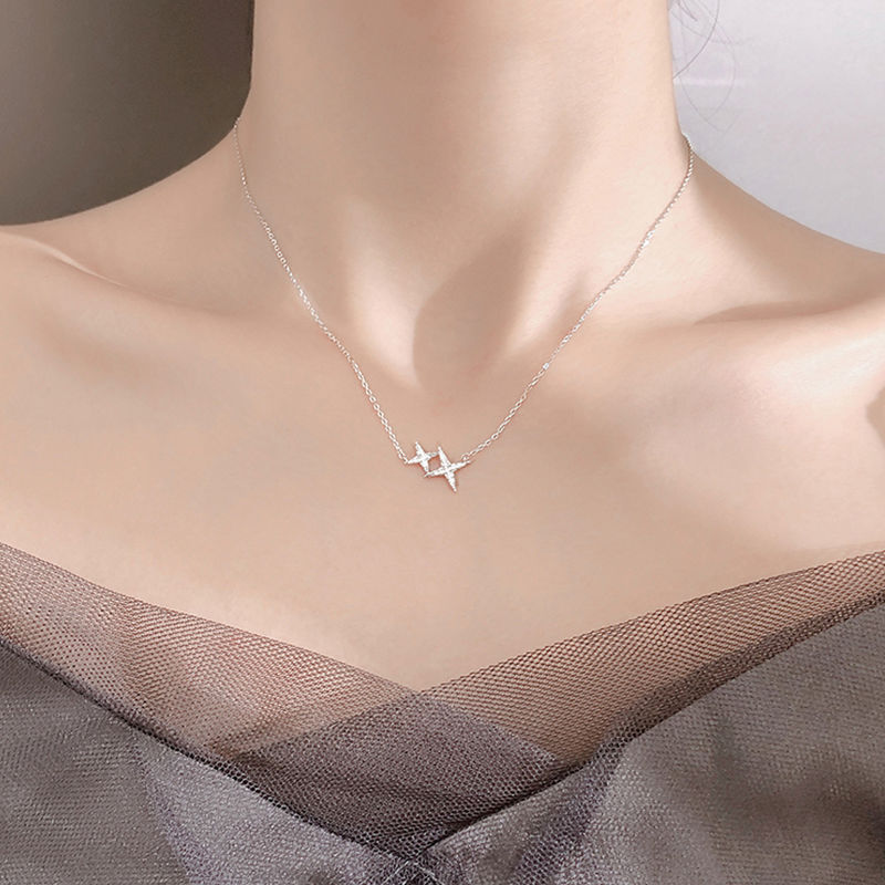 925 Sterling Silver Star Necklace
