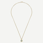 Gold Chain Painted Necklace