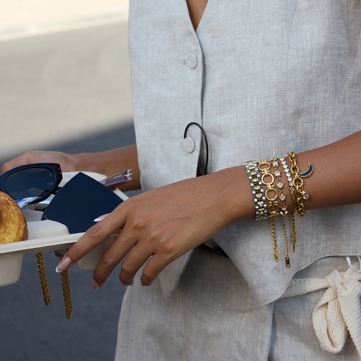 Stainless steel Strap Bracelet