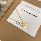 Retro Shell Flower Pendant