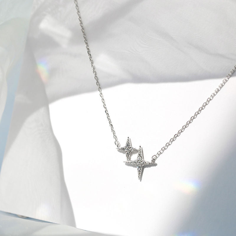 925 Sterling Silver Star Necklace