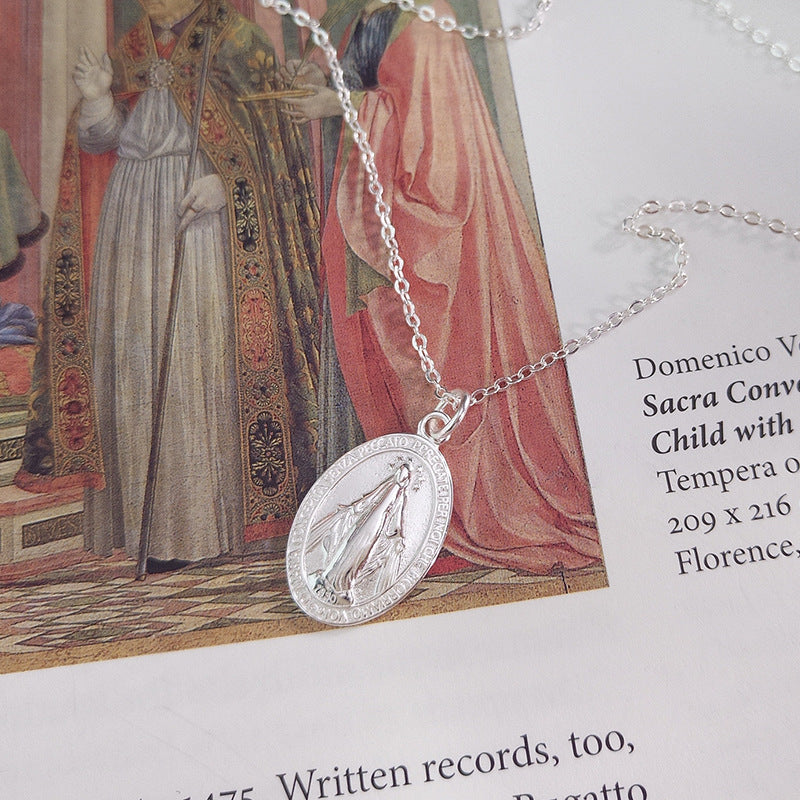 S925 Silver Fátima Necklace