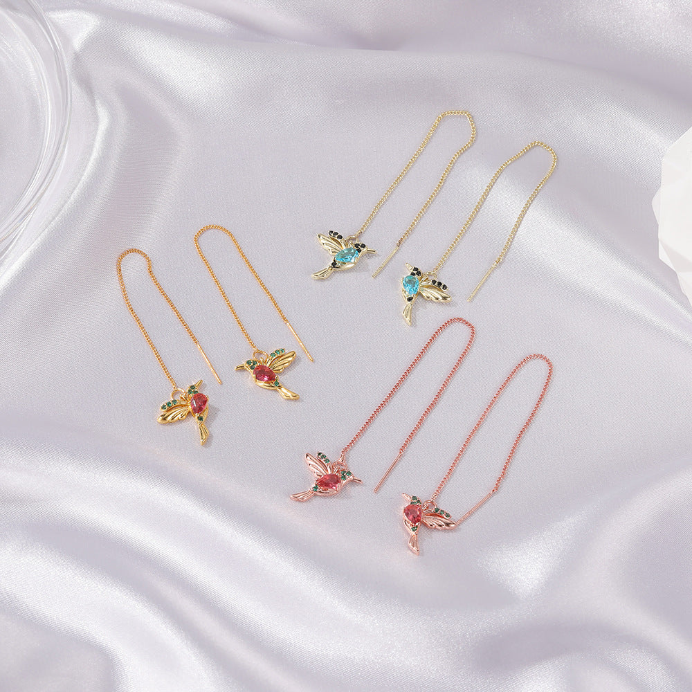 Beija-Flor Crystal Earrings