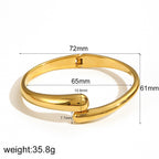 Bangle Zircon Bracelet