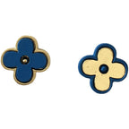 White & Blue Earrings