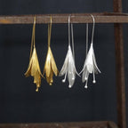 Petunia Flower Pendant Earrings