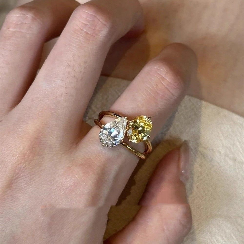 Water Drop Color Ring Set