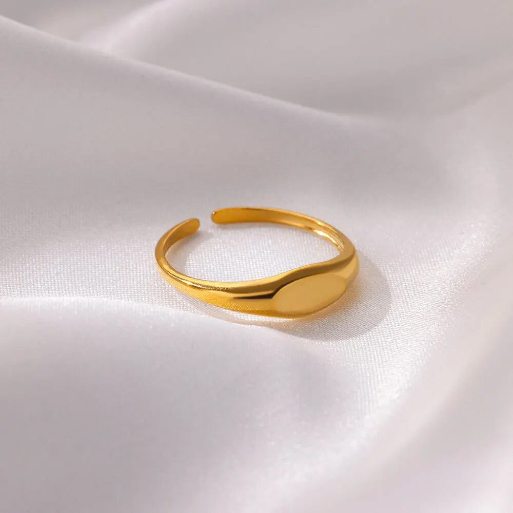 Adjustable Gold Plated Ring