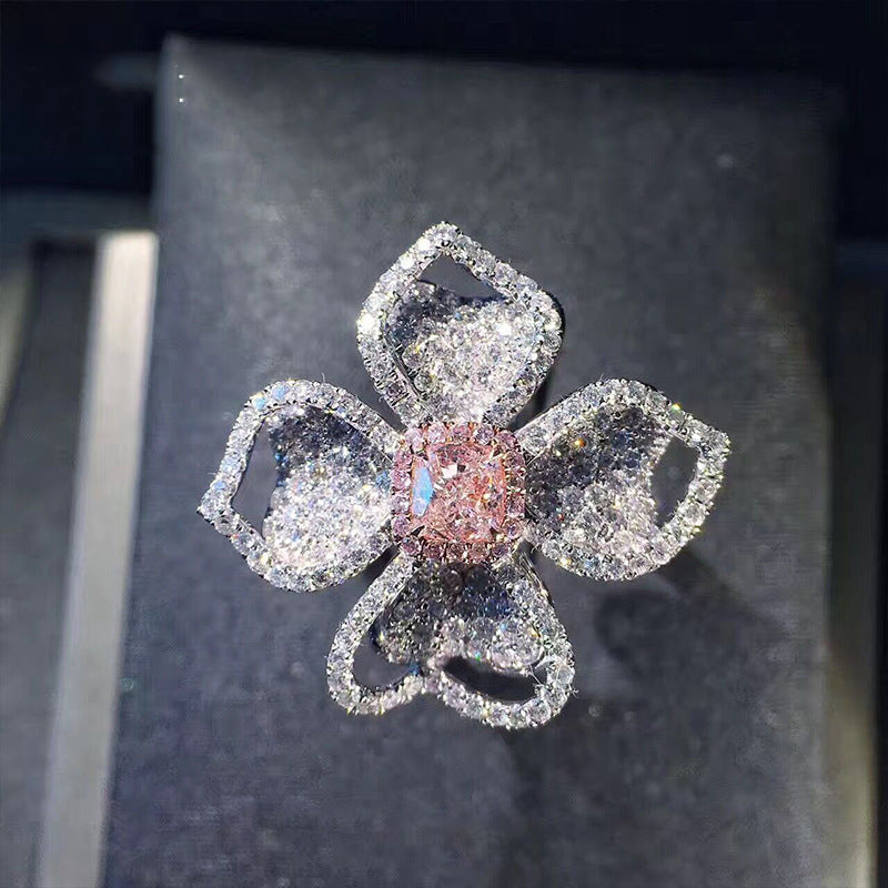 Diamond Clover Ring
