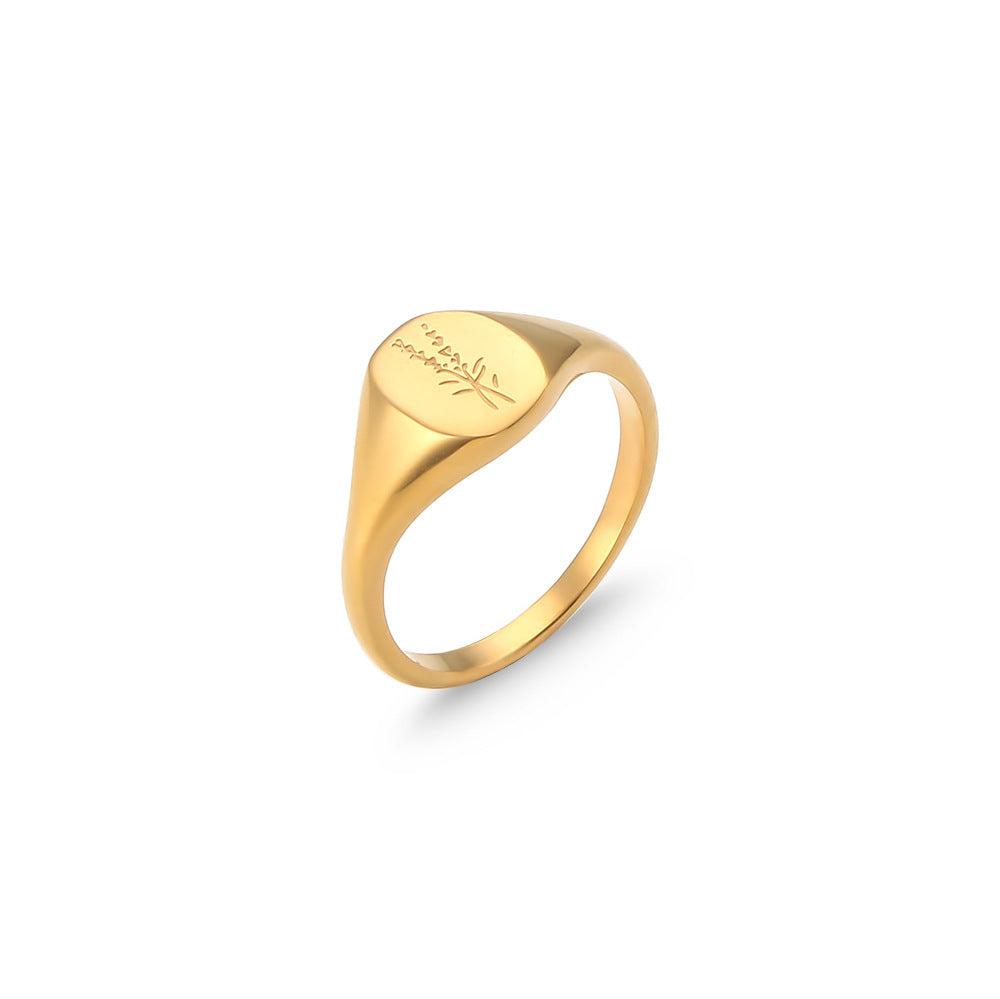 Flower Gold Ring