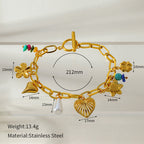 Flower Love Heart Pendant