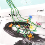 Beaded Flower Necklace