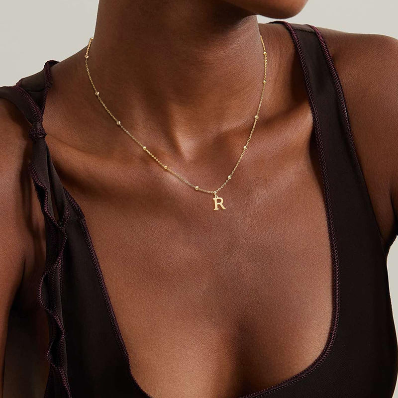 26-Letter Pendant Necklace