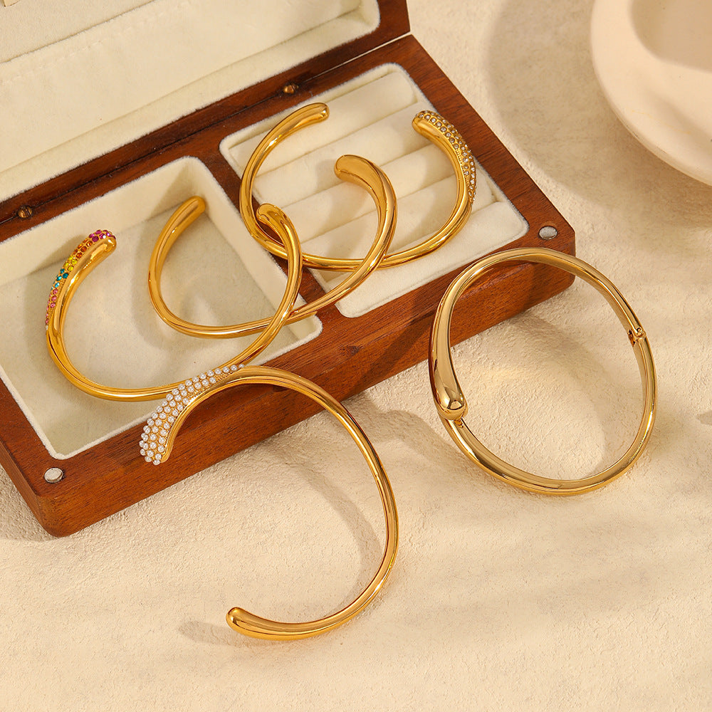 Bangle Zircon Bracelet