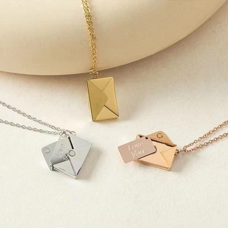 Envelope necklace