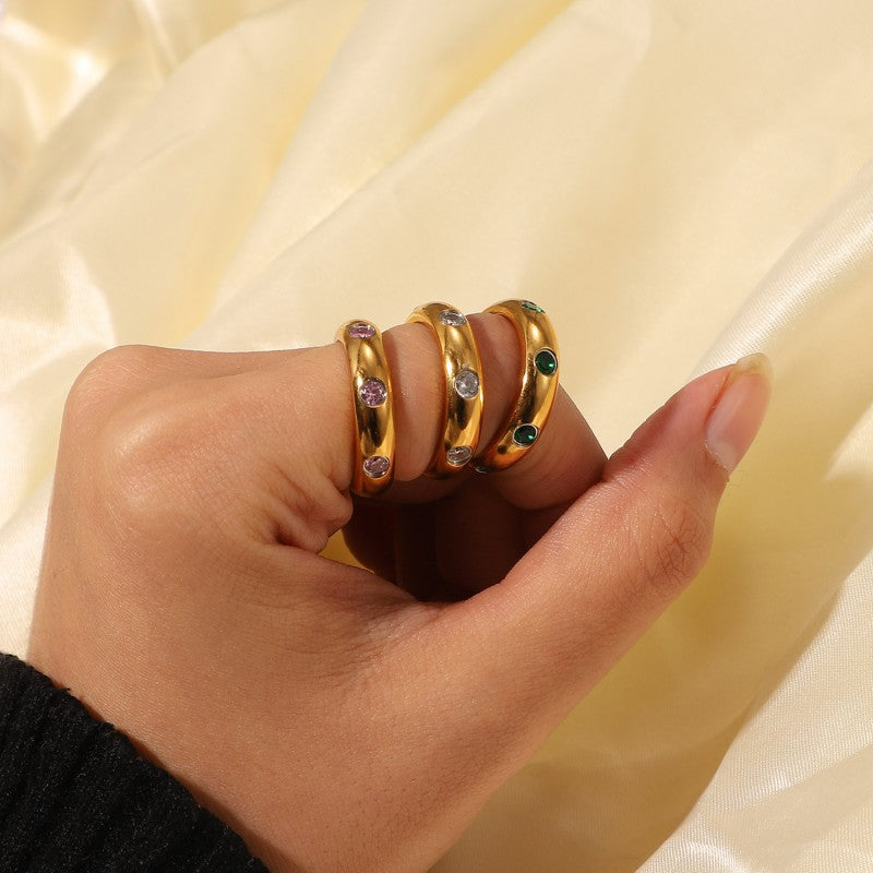 Golden Minimalist ring