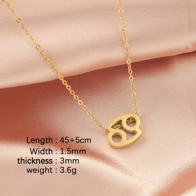 Zodiac sign necklace Chain
