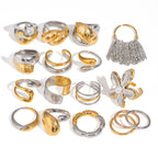 Dual-Metal Ring Collection