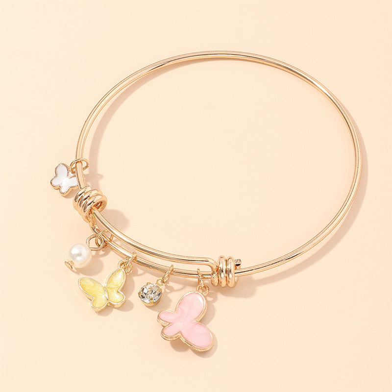 Butterfly Flower Bracelet