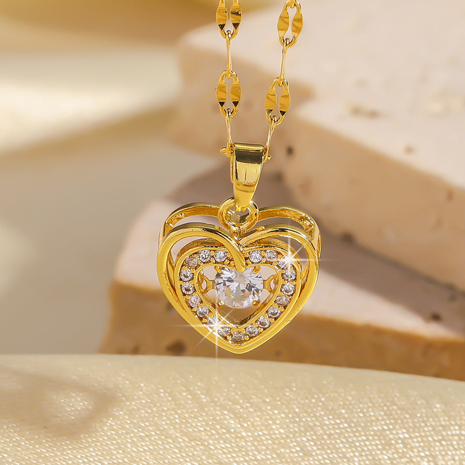 Golden Pendant Necklace