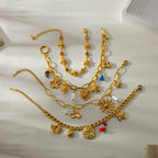 Flower Love Heart Pendant