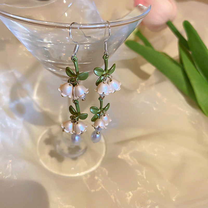 Pearl Lily Of The Valley Earrings