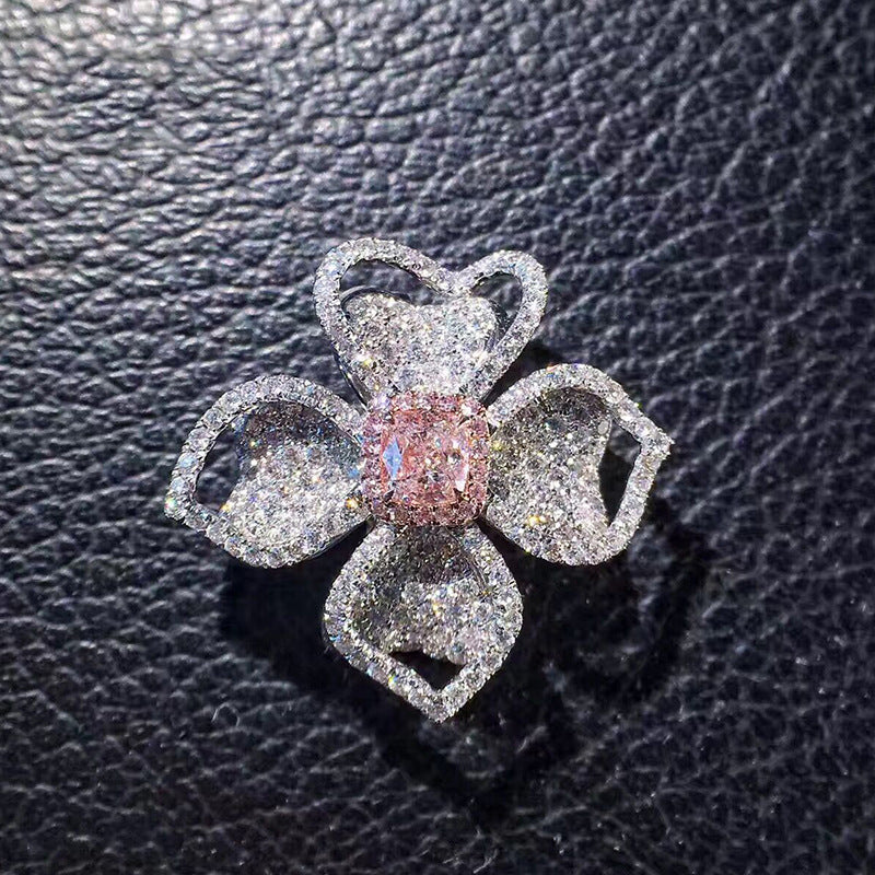 Diamond Clover Ring