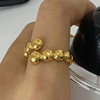 Titanium Open Cross Ring