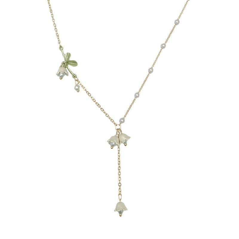 Lily Of The Valley Pearl Necklace