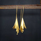 Petunia Flower Pendant Earrings