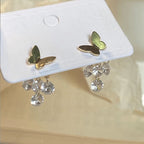 Fairy Gold Butterfly Earrings