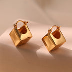 Geometric Square Earring
