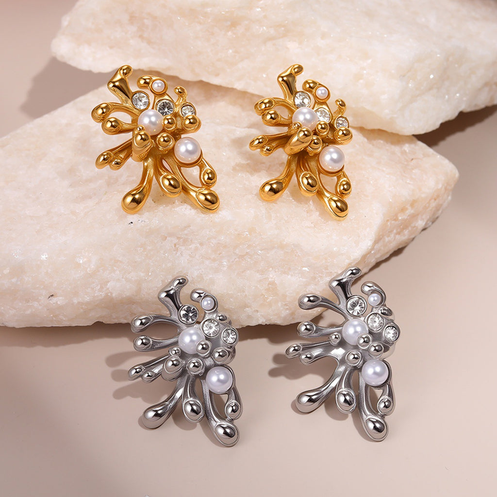 Coral Style Earrings