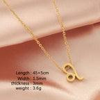 Zodiac sign necklace Chain