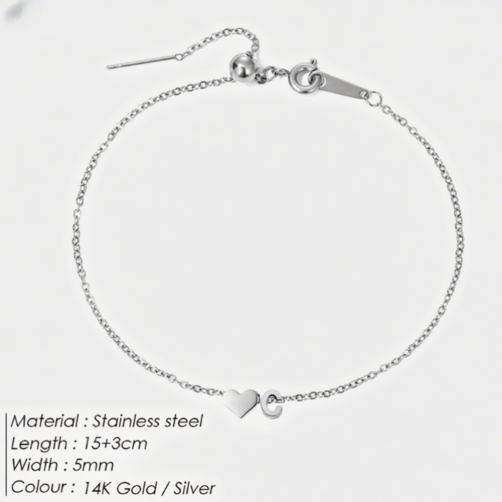 26 letter DIY women's bracelet