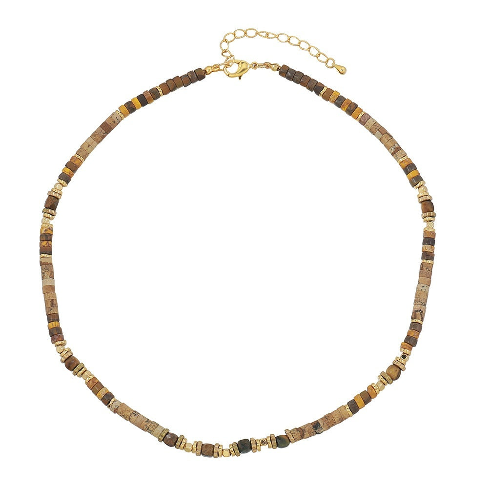 Tiger Eye Beads Necklace
