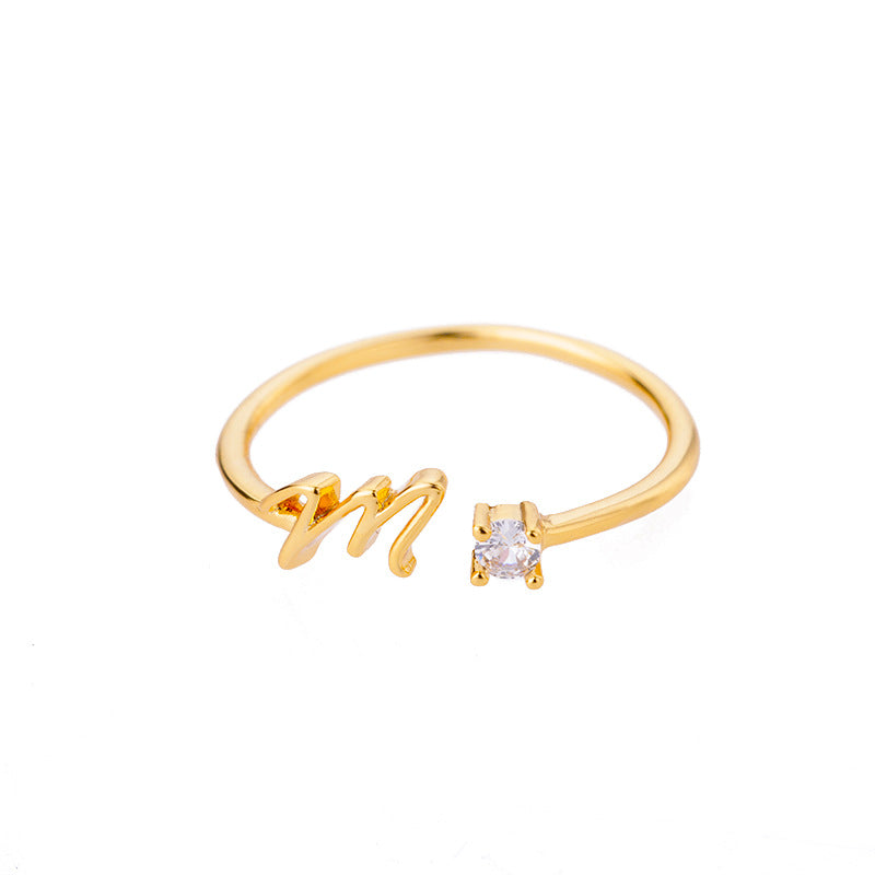 26 Letter Finger Ring