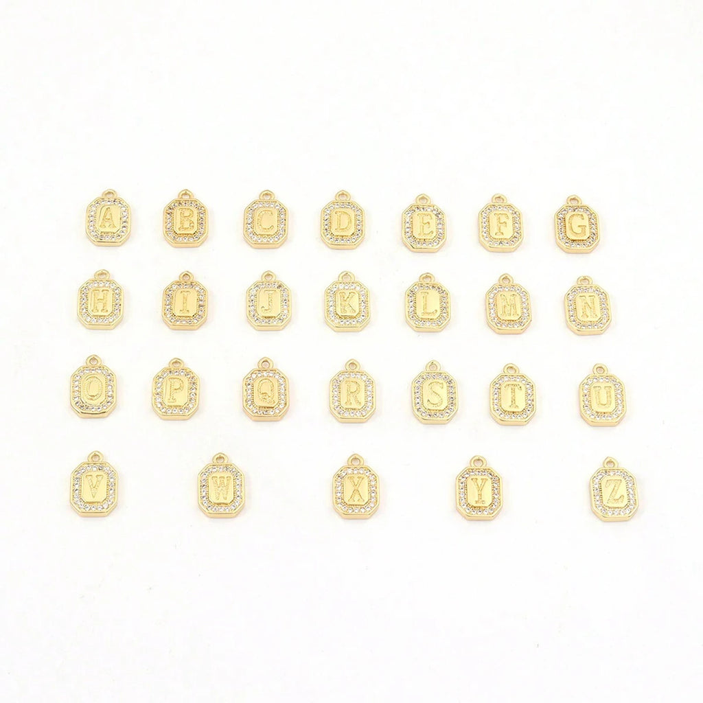 Initial Letter Pendant Bracelet