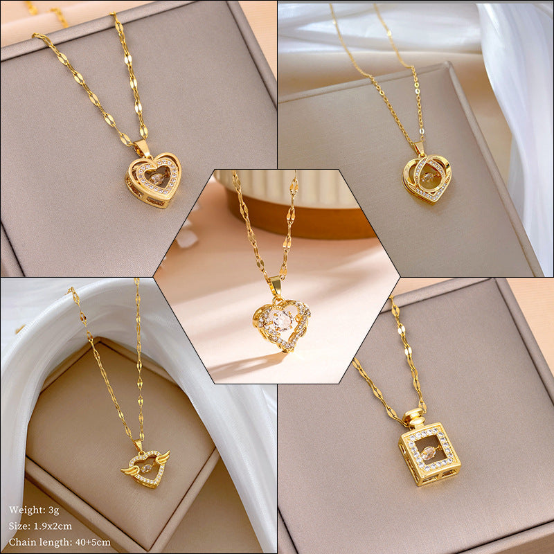 Golden Pendant Necklace