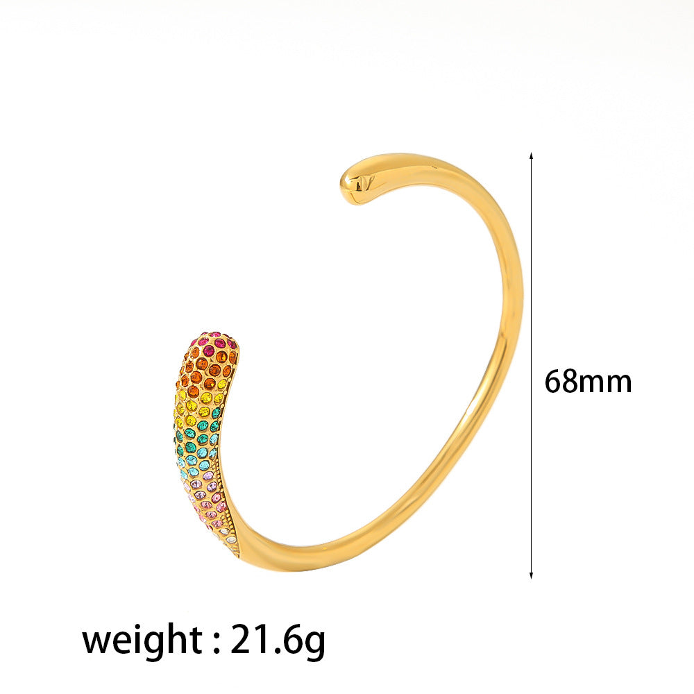 Bangle Zircon Bracelet