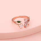 Butterfly Flower Ring